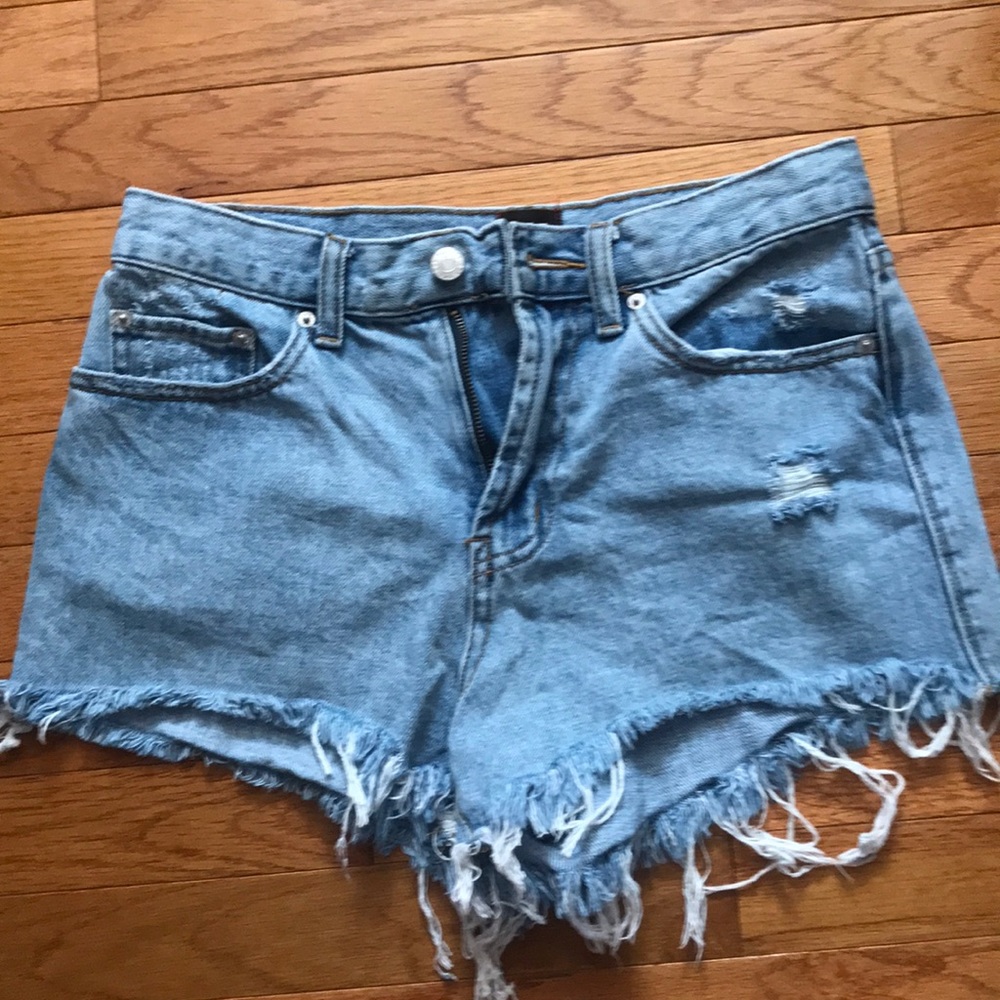 BDG High Rise Denim Shorts